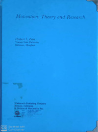 Image of Motivation : Theory and Research