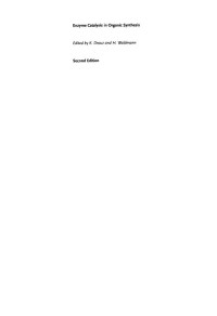 Image of Enzyme Catalysis in organic Synthesis
(A comprehensive Handbook)